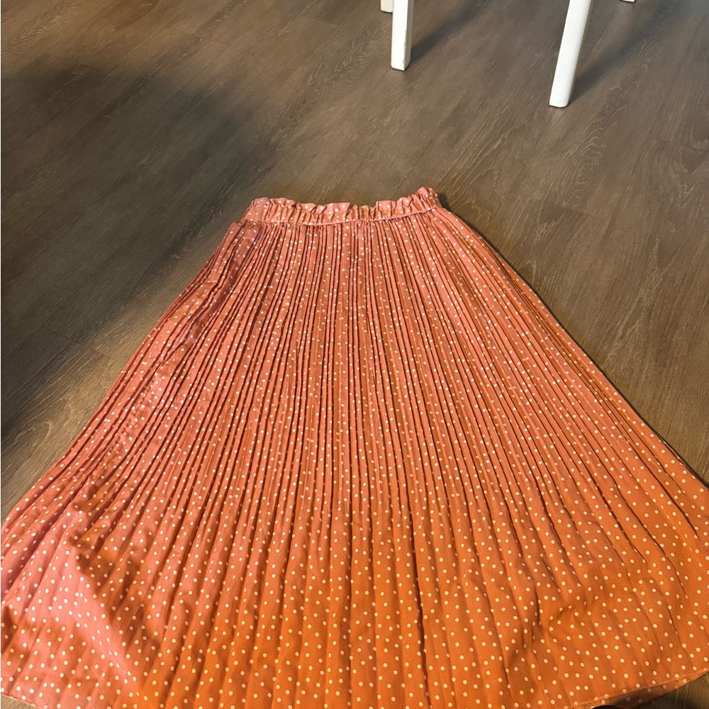 Amazon A-Line Skirt - Pink Polka Dot